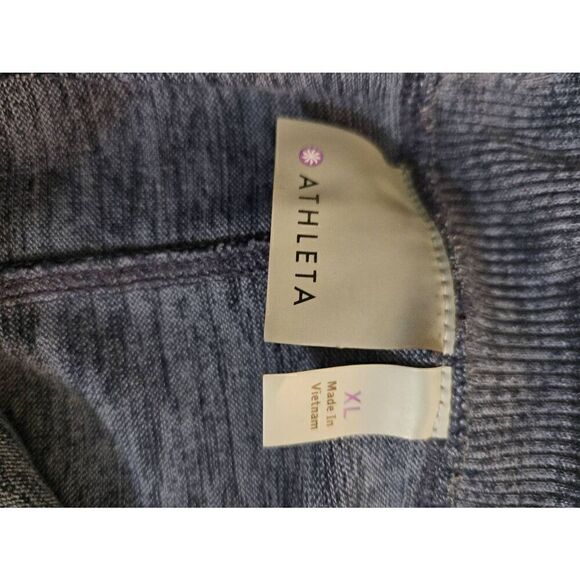 Athleta blue heathered drawstring skirt. Size XL. - Picture 3 of 4